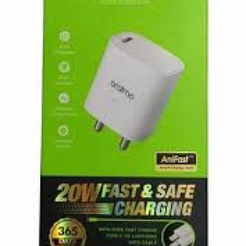 Oraimo 20w pd fast charger