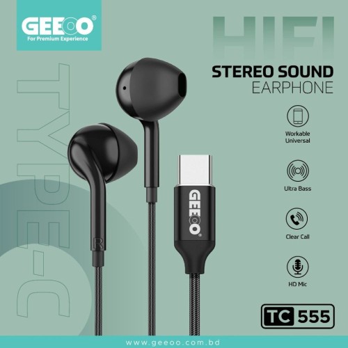 GEEOO Ultra bass stereo sound  supported by 3000+ Models  TC-555