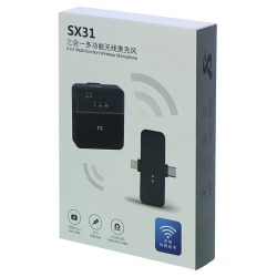 SX31 3 in 1 Multi-Funtion wireless Microphone